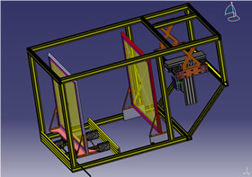 EUSO-TA Cad Mechanical Structure